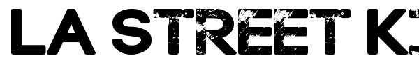 LA Street Kids font preview